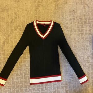 Women’s Black V-Neck Sweater